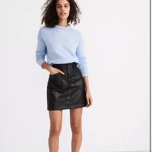 Madewell Vegan Leather Skirt